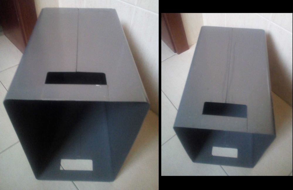 7Papeleiras (cestos p/ papéis/lixo) metálicas lacadas, a 25% do preço