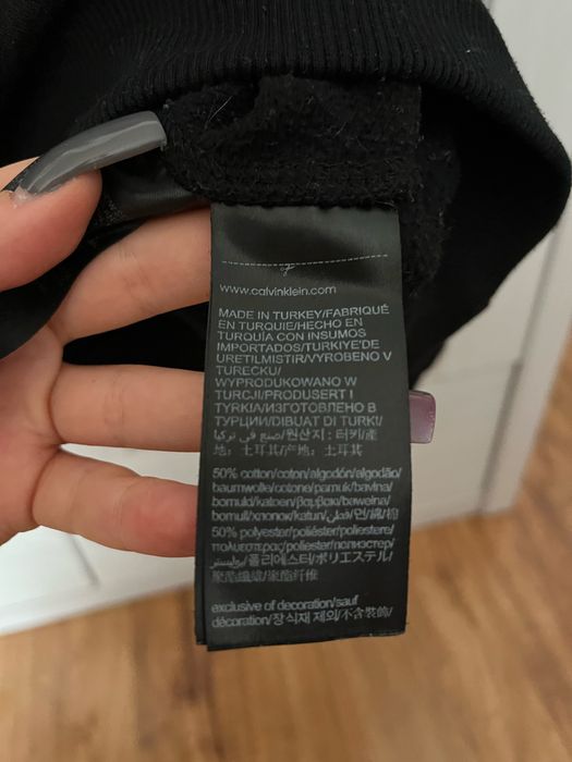 bluza z kapturem calvin klein