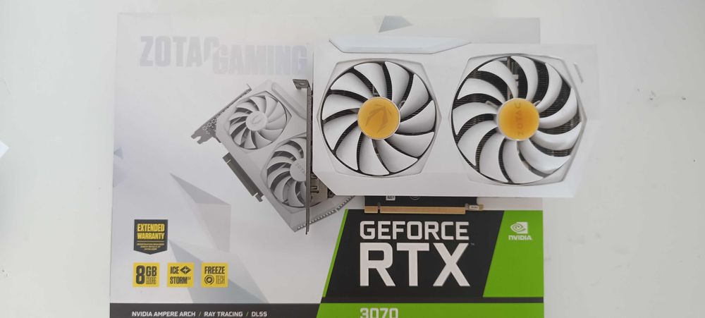 ZOTAC GAMING GeForce RTX 3070 Twin Edge OC White Edition 8GB GDDR6.