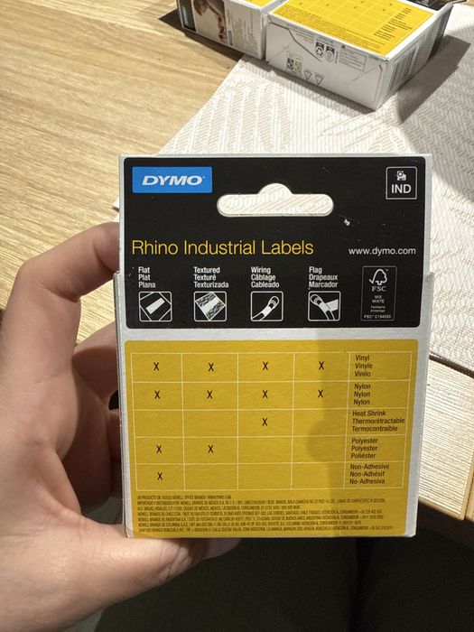DYMO Rhino Heat-Shrink Tube rurka termokurczliwa