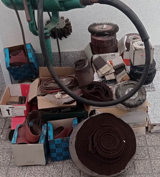 Lixadeira Suhner Rotar DKM-6 em óptimo estado com todos os acessórios