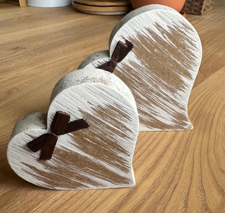 Piękna ozdoba serduszka 2 sztuki