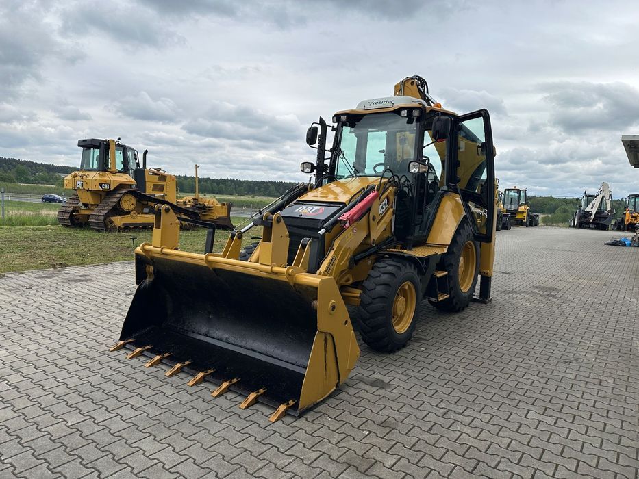 Caterpillar Cat 432F ll podwójna klima 428 jcb  Cat dzoystic case koparko ładowarka terex