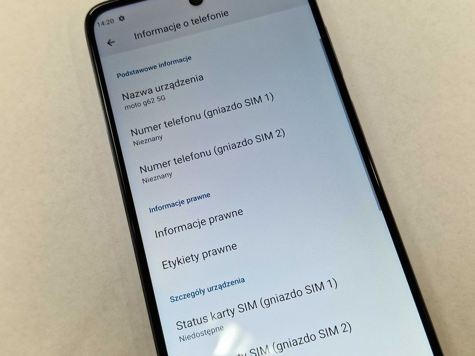 Motorola Moto G62 5G Dual SIM/ 4GB/ 64GB/ Grey/ Grade A+