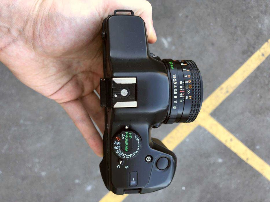 Yashica 109 Multi Program with Yashica ML 50mm f/1.9