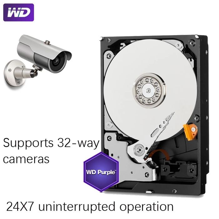 Жесткий диск HDD WD Purple 500 Gb,  1 Tb  Sata