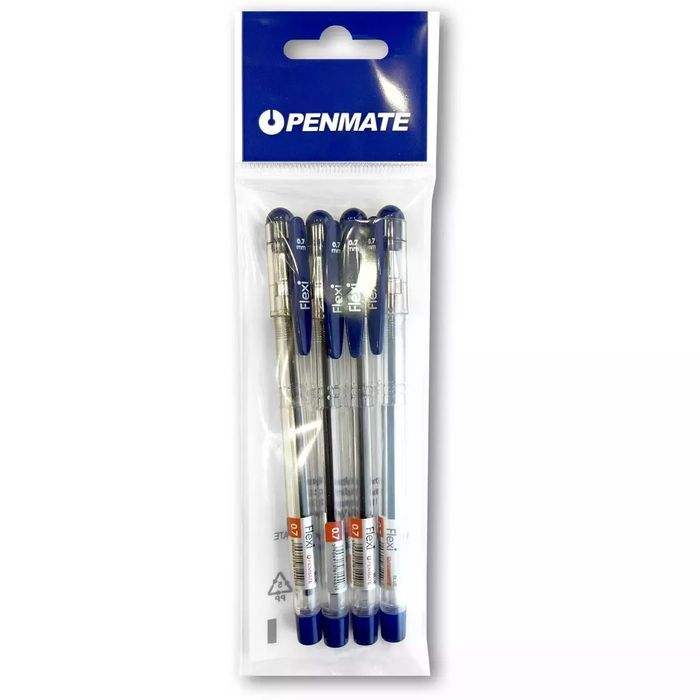 Długopis Flexi PENMATE niebieski 4 szt.. Penmate