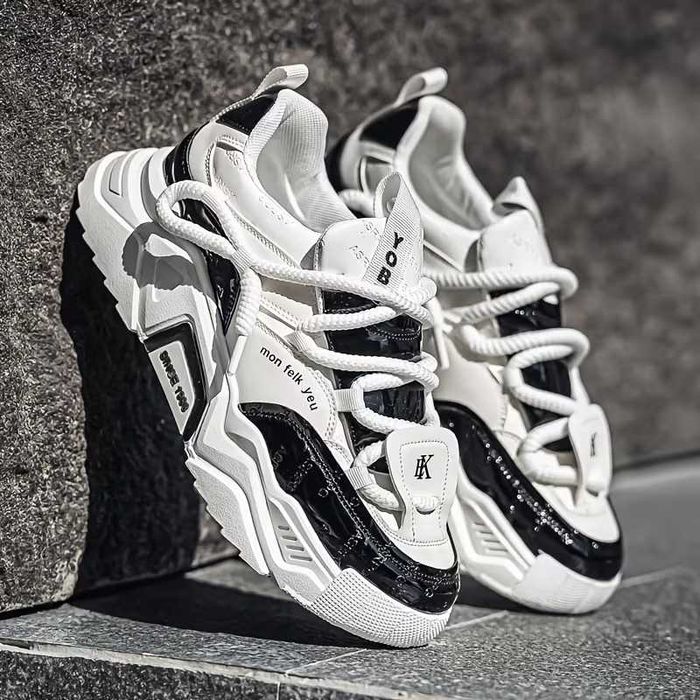 Kremowe Sneakersy Sportowe r. 43 Męskie Lekkie Wygodne Buty na co dzień