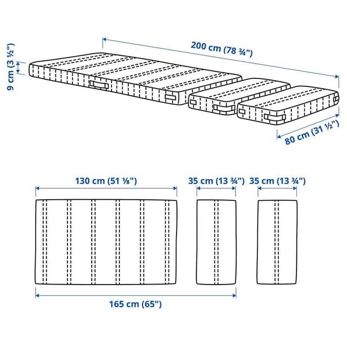 Duas camas extensíveis  IKEA MINNEN