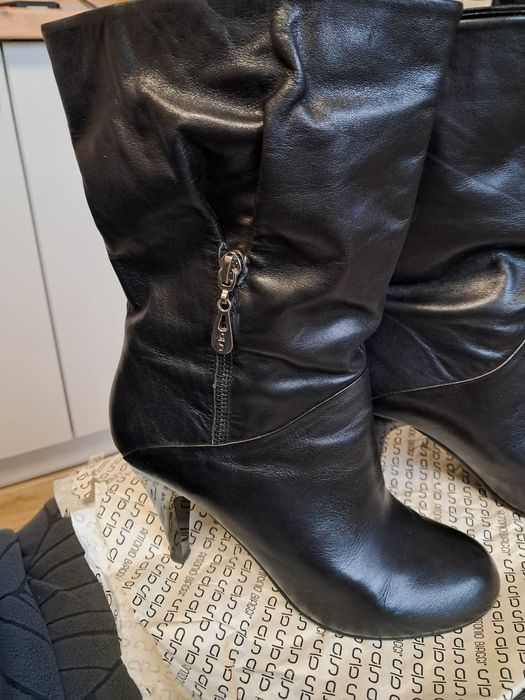Кожаные Ботильйоны Италия,размер 39