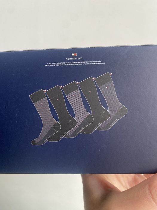 Нові шкарпетки Tommy Hilfiger чорні 43-46 р-р