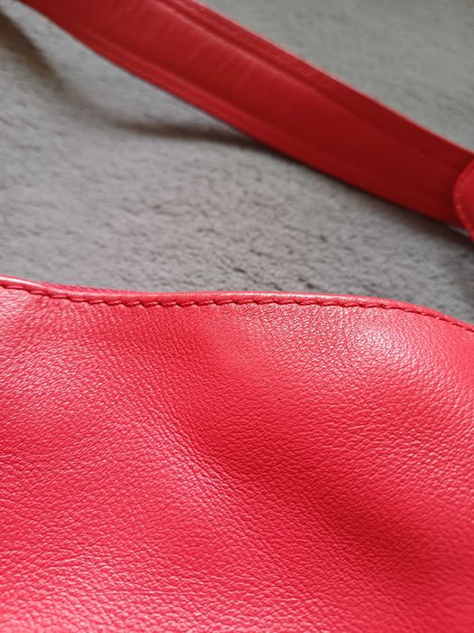 Le Tanneur skórzana torebka hobo shopper na ramię do ręki