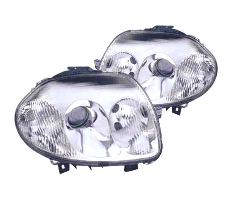 FARÓIS OPTICAS PARA RENAULT CLIO II 98-01 RS