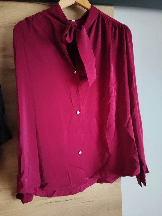 Koszula bordowa długi rękaw