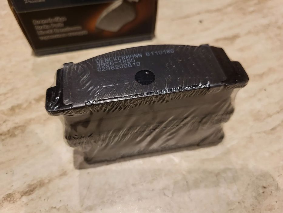 Klocki hamulcowe przód FIAT 124, 124 SPIDER, 125, 127, 131, 132, 900 T/E, 900 T/E PULMINO, CAMPAGNOLA, FIORINO, PANDA, RITMO, X 1/9; FSO 125P, 127P, 132P 0.65-2.5D 01.66-07.04