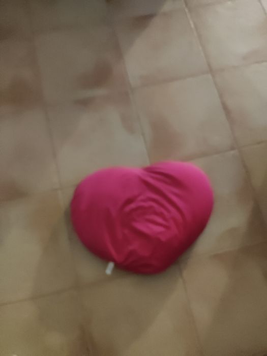 Almofada em forma de coração