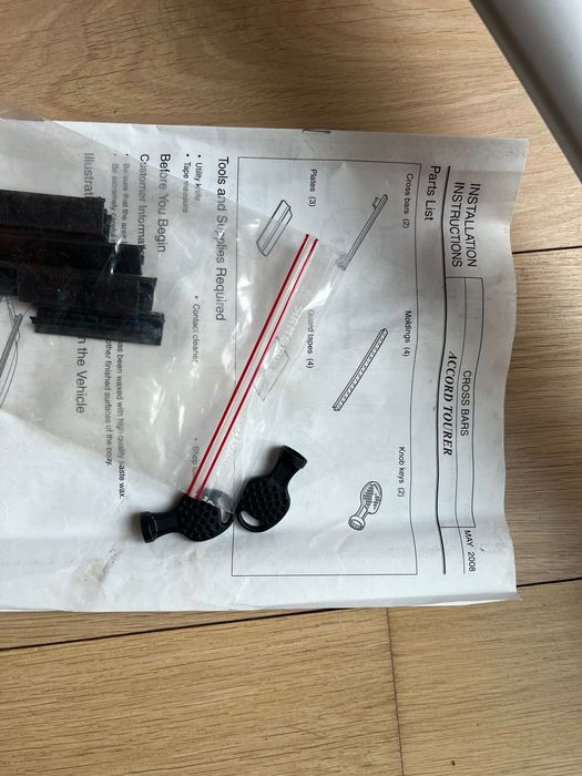 Bagażnik, belki, oryginalne Honda, Accord Touring VIII