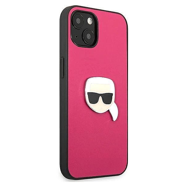 Etui Karl Lagerfeld Leather Ikonik Karl's Head Metal na iPhone 13 mini
