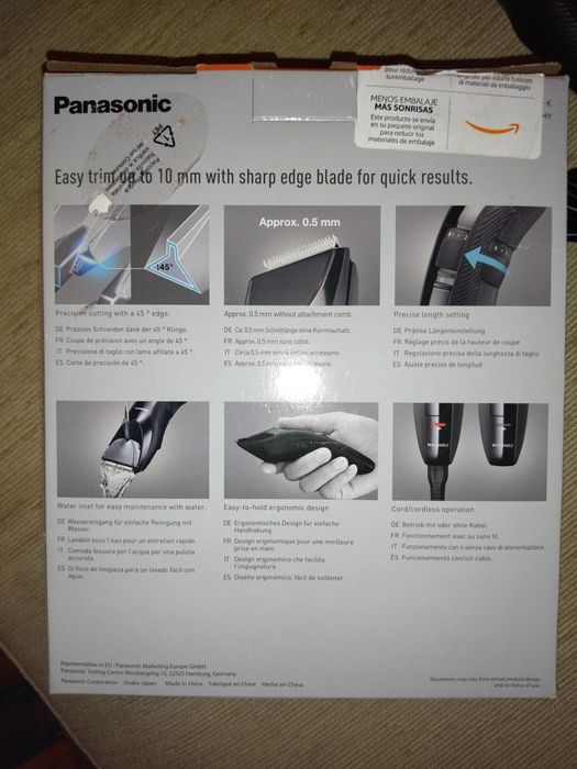Máquina aparadora barba/cabelo Panasonic