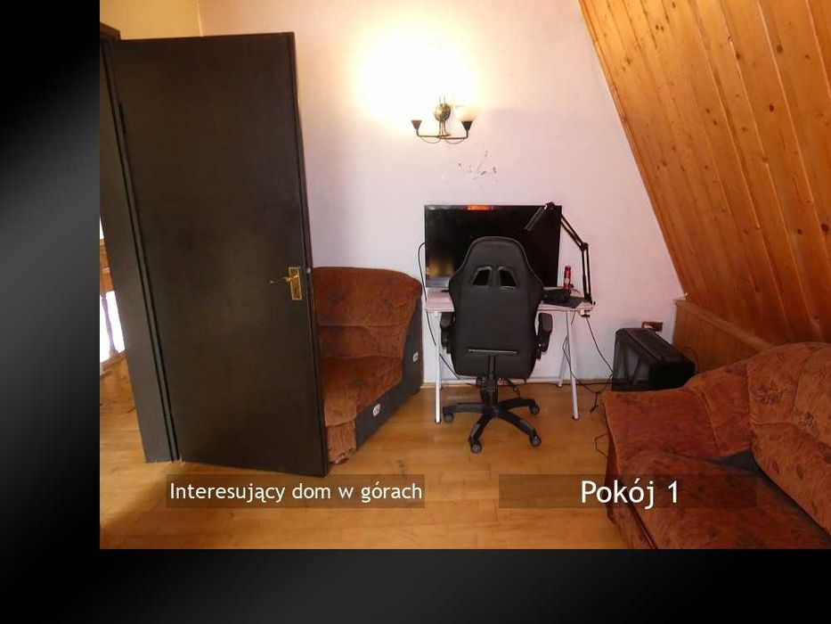 Interesujący dom w górach