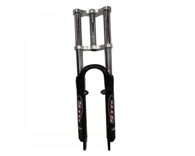 Отличная двухкоронная алюминиевая вилка под 26-е колесо на велосипед