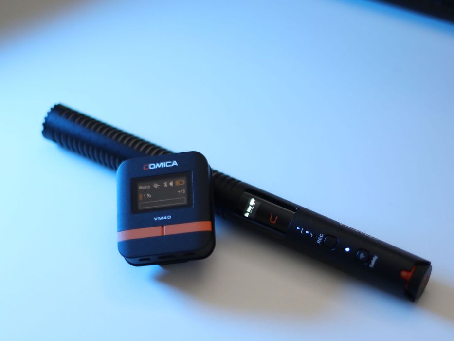 Comica VM40 shotgun mikrofon 32bit float + odbiornik