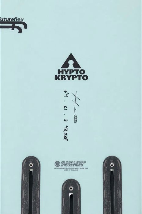 Hypto Krypto FutureFlex 6'4 + saco Rip Curl + deck + quilhas(3)