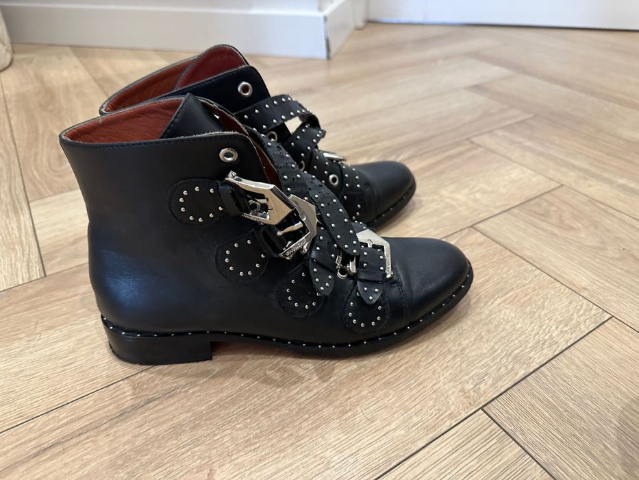 Buty sztyblety botki Givenchy rozmiar 40 skórzane