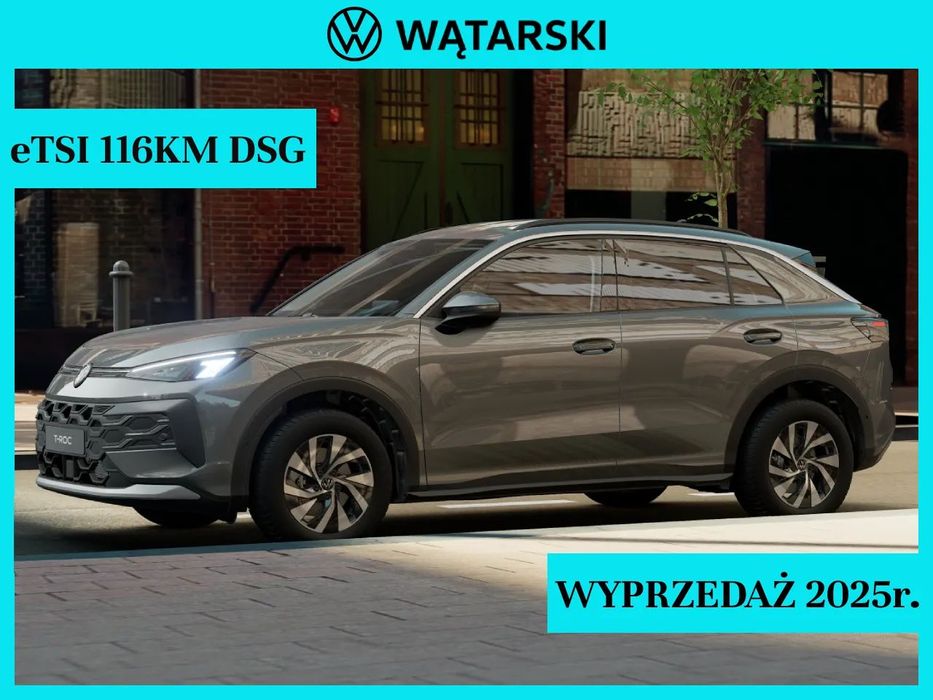 Volkswagen T-Roc WYPRZEDAŻ/1,5eTSI116KM DSG/kamera,pak.zimowy