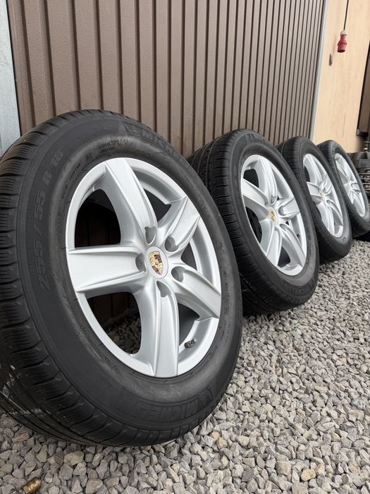 Koła aluminiowe 18” 5x130 Porsche 255/55/55 Cayenne Q7 Touareg TPMS