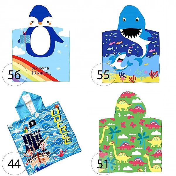 Ręcznik Kąpielowy 60x120 Ponczo 15 Mikrofibra