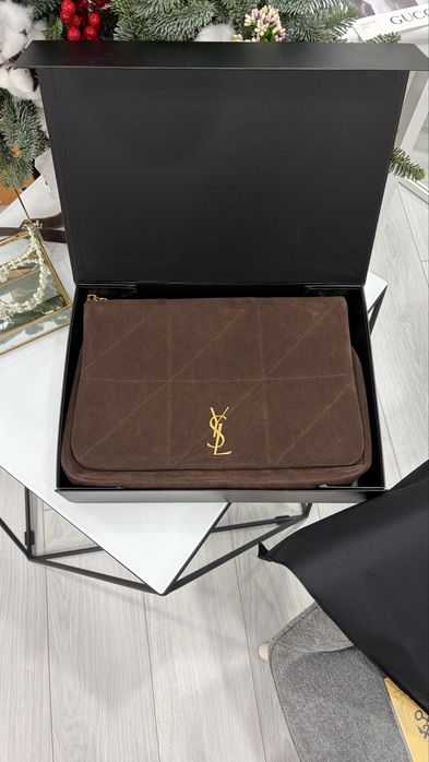 Сумка YSL Yves Saint Laurent шоколадна