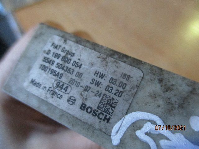 Terminal / cabo negativo da bateria FIAT 500 (312_)