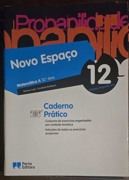 Novo Espaço 12 - Matemática - 12⁰ Ano [Conjunto Completo Como Novo]