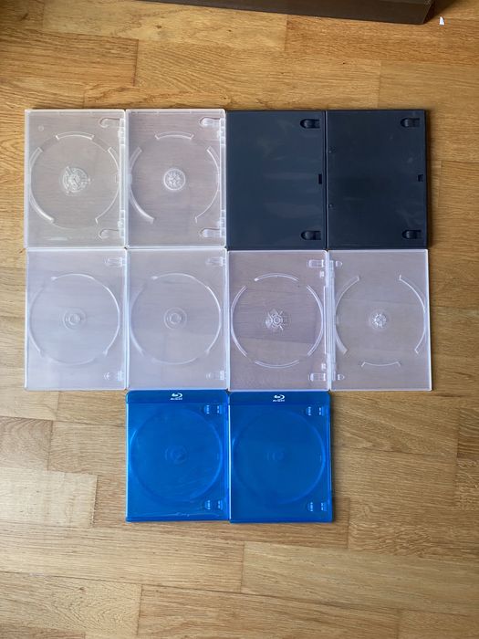 Caixas para DVDs