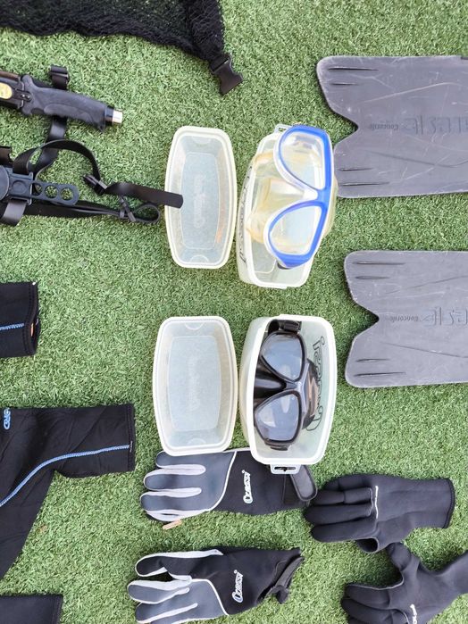 Equipamento completo de Caça Submarina