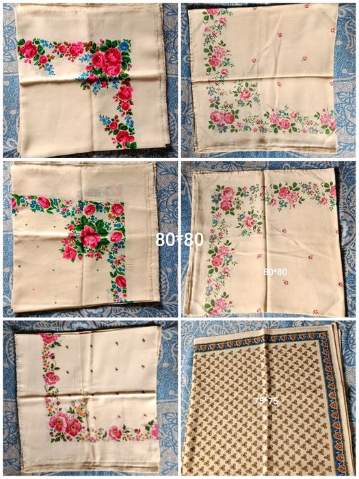 Платки и косынки СССР х/б , шерсть