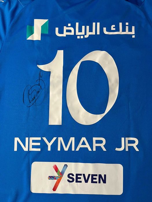 Camisola Autografada Neymar Al-Hilal