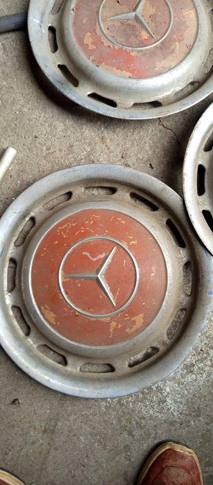 Kołpaki Mercedes Benz beczka 3szt rarytas