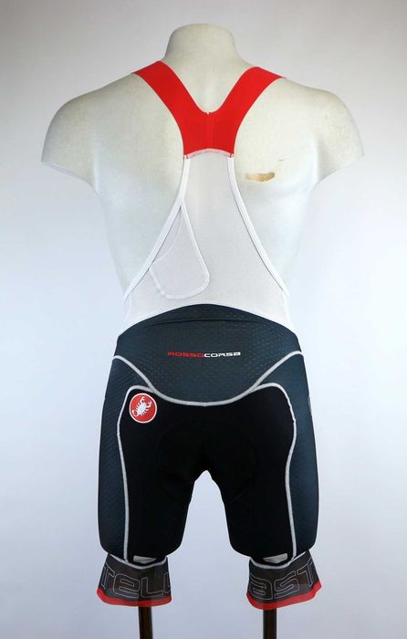 Castelli Rosso Corsa spodenki kolarskie bib szorty rowerowe S
