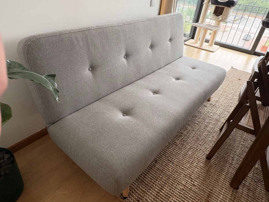 Sofa cama Jysk Cinzento