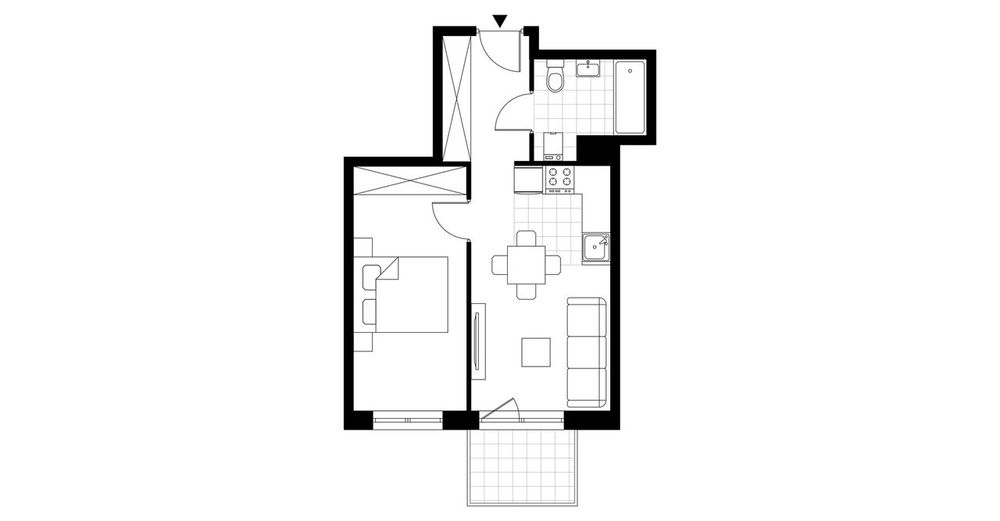 2-pokojowe mieszkanie 37m2 + balkon Bezpośrednio
