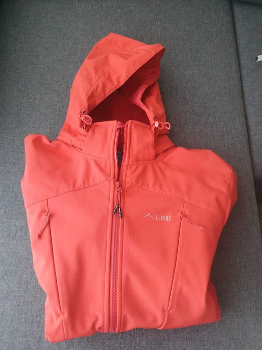 Męski Softshell Elbrus Signes czerwony rozmiar M
