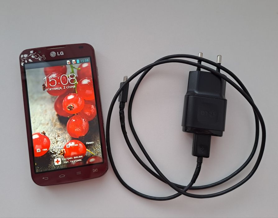 Мобільний телефон LG Optimus L7 II Dual P715 Red
