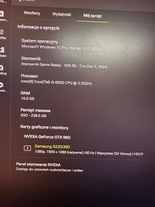 Komputer PC Zalman SSD Intel core i5 monitor w zestawie