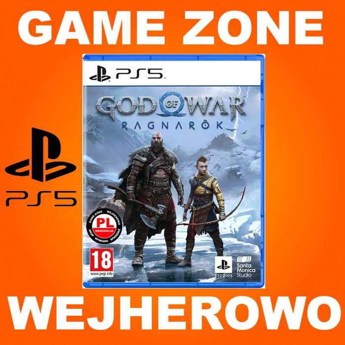 God of War Ragnarok PS5 = PŁYTA PL = sklep Wejherowo