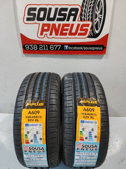 2 pneus novos 195-45R15 Aplus - Oferta da Entrega em todo o país