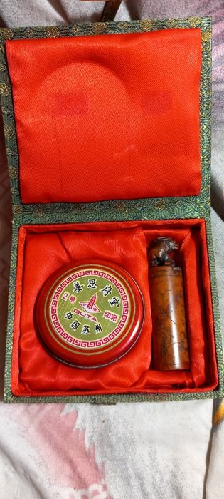 Carimbo chinês antigo original