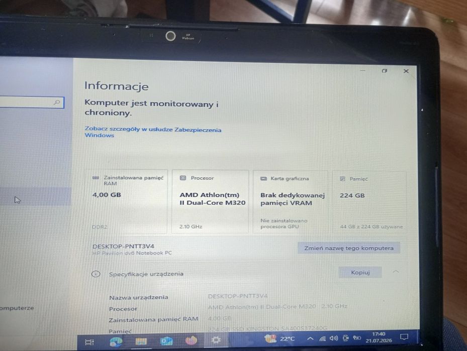 HP Pawilon PC laptop