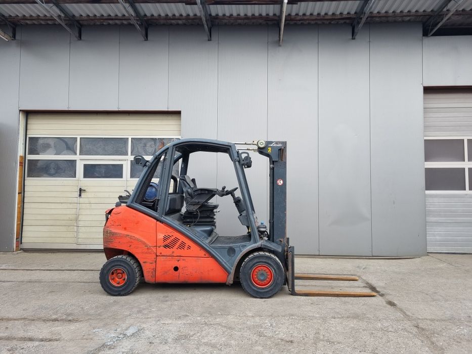 Wózek widłowy Linde H35T, Rok 2009, Triplex 4.60 m, 4 sekcje